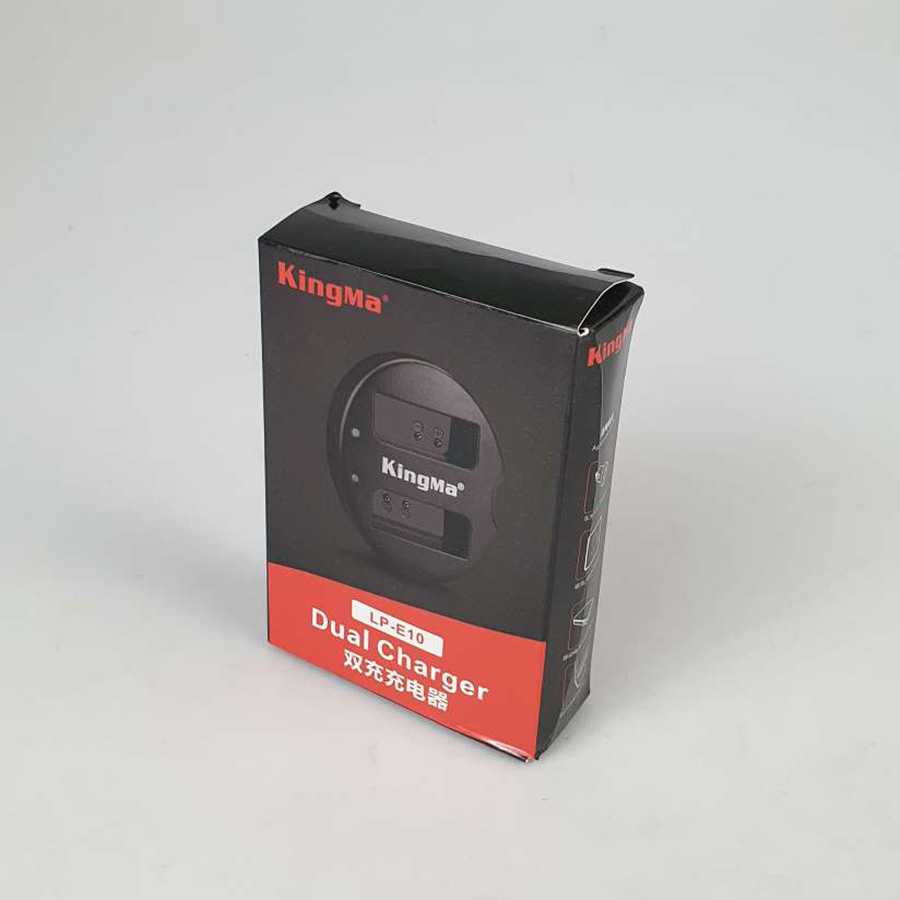 KingMa Charger Baterai 2 Slot Canon 1100D 1200D - LP-E10