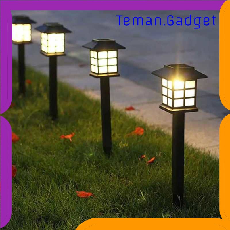 TG-LMP TaffLED Lampu Taman Hias Tancap Sensor Cahaya Solar Power Waterproof - EM300