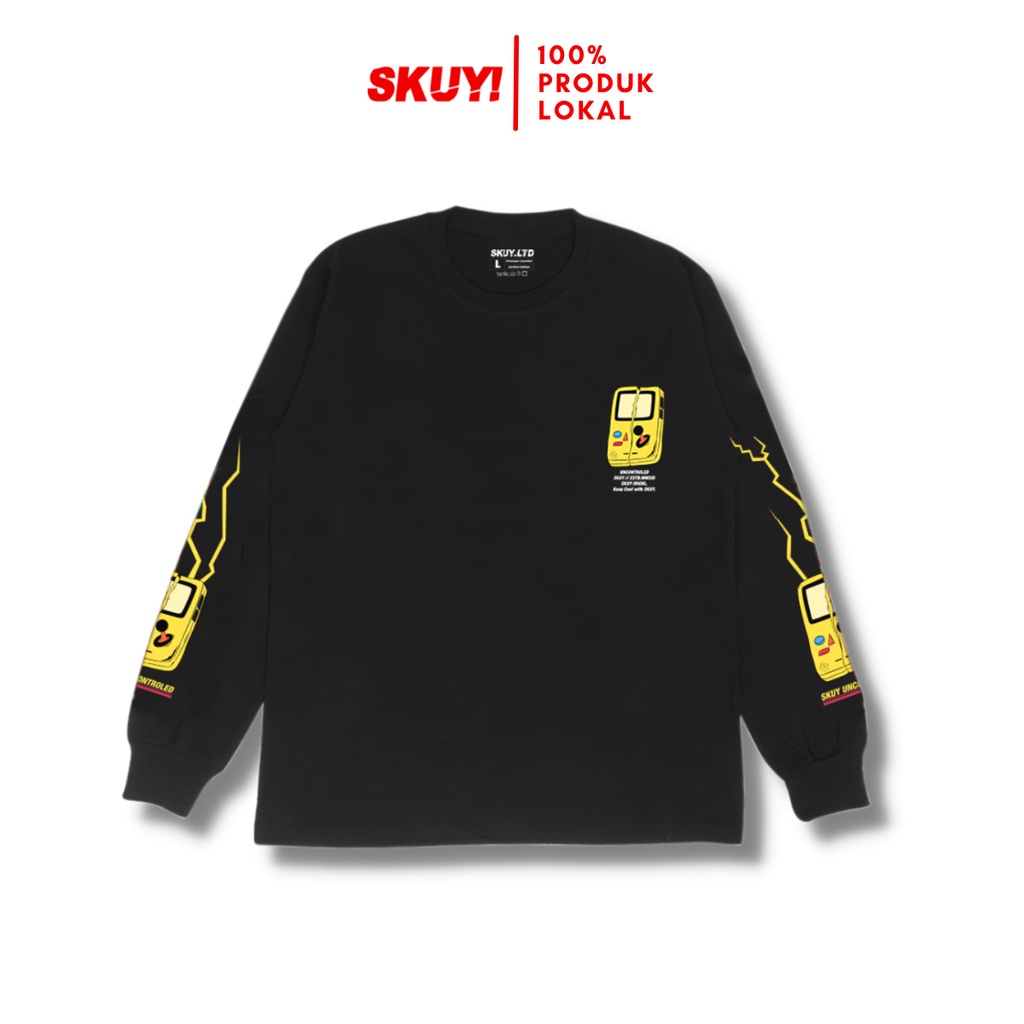 Skuy Kaos Dewasa Hitam Unisex | Uncontrolled Skuy SKYLS1