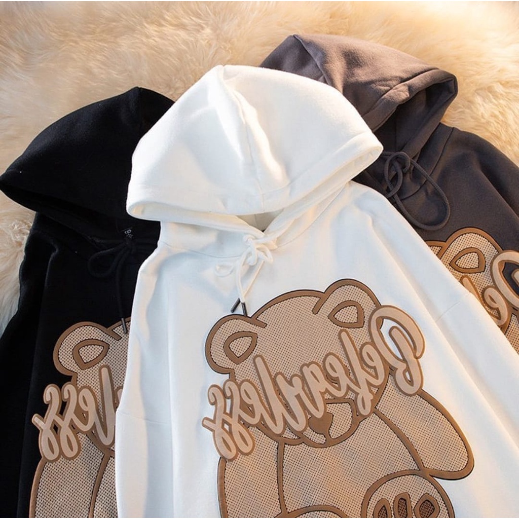 SWEATER HOODIE WANITA / BEVERLESS HOODIE OVERSIZE WANITA TERBARU