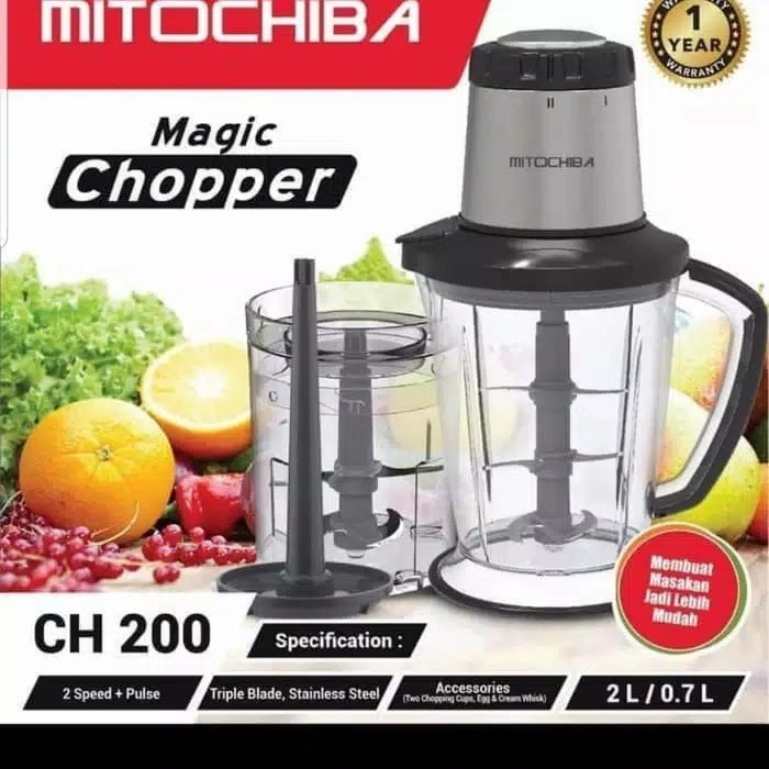 Mitochiba Blender Chopper CH 200 - Food Prossecor