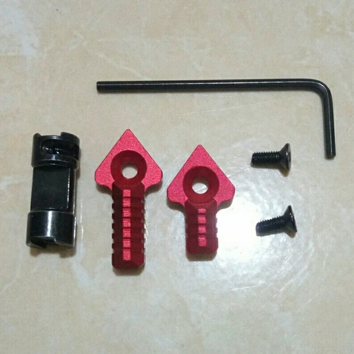 Best Seller Selector Fire Ambidex M4 Ar15 M16 Hk416 Selektor Red