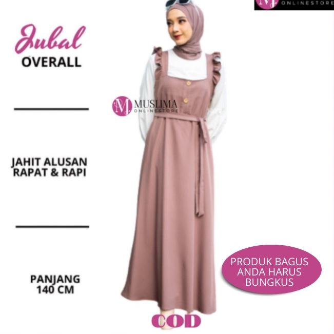 Big Sale OVERALL DRESS  BAJU MONYET WANITA PREMIUM BY MUSLIMAON