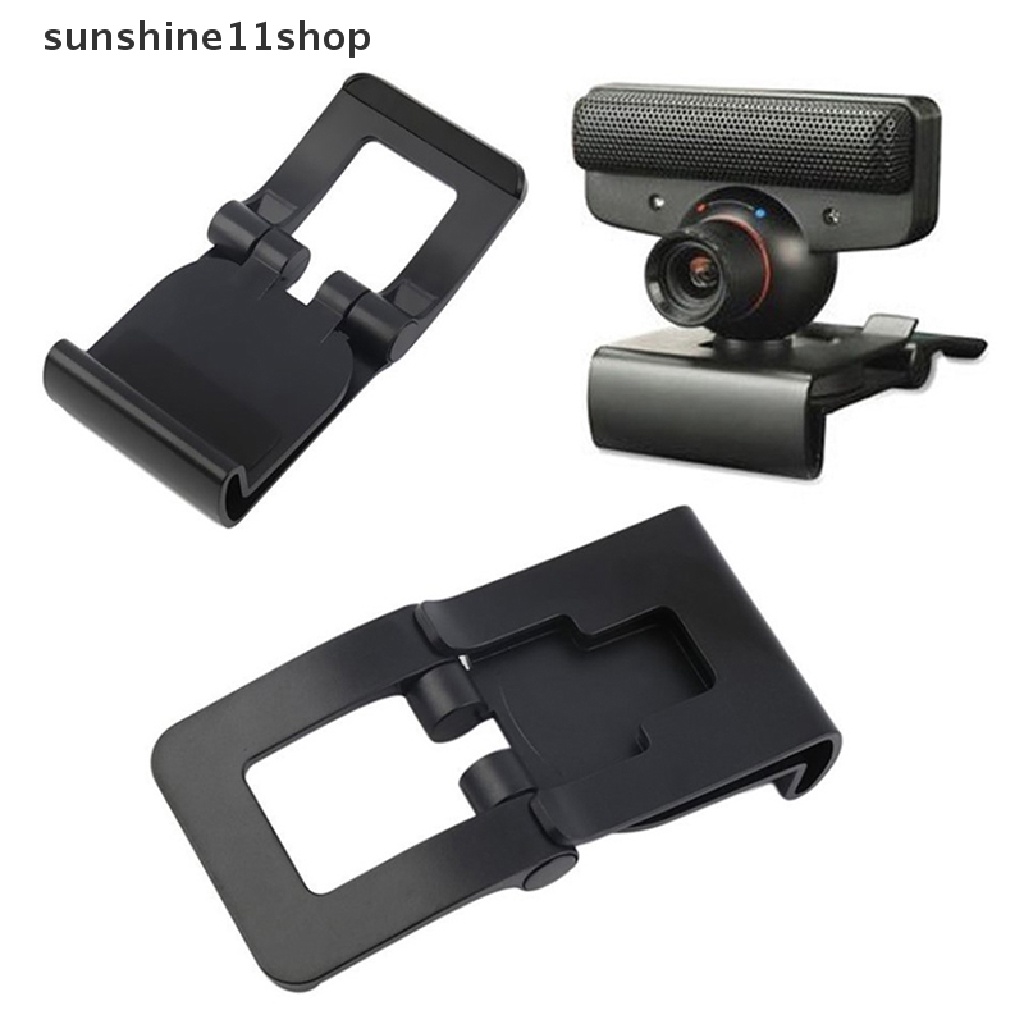 Sho Untuk PS EYE TV Klip Mount Holder Stand Untuk PS3 MOVE Xbox Kamera Games Controller Kamera Tetap Cam Aksesoris Hitam N