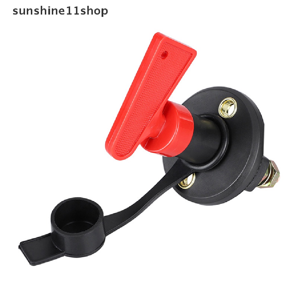 Sho 12-24V Saklar Listrik Mobil Putus Isolator Sirkuit Kill Cut-off Switch Insulated Rotary Switch Key N