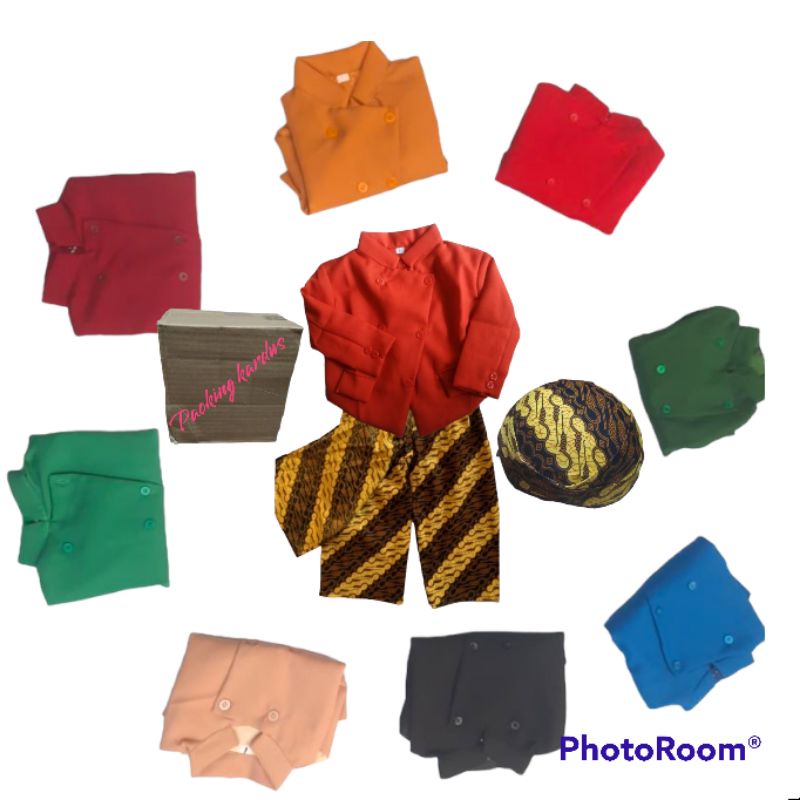 SETELAN BESKAP ANAK/BAJU ADAT ANAK/TEDAK SITEN