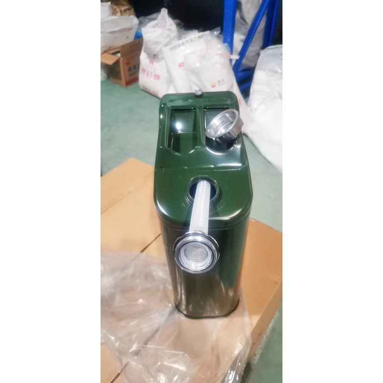 Jrigen Jerigen Besi Derigen Metal Jerry Can Bensin Solar Bahan Bakar 20 Liter / 5 gallons AUS Milita