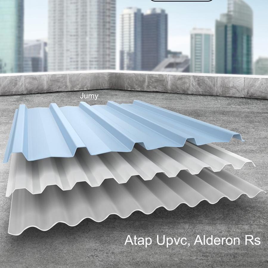 ➭ Atap Upvc Alderon Rs, Tebal 1.2mm ( Harga Permeter ) ✯