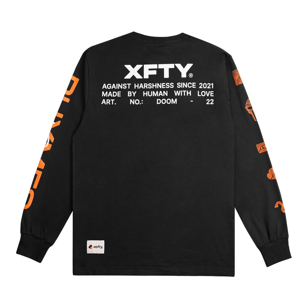 Xofty Long Slevee Tees Doom Black