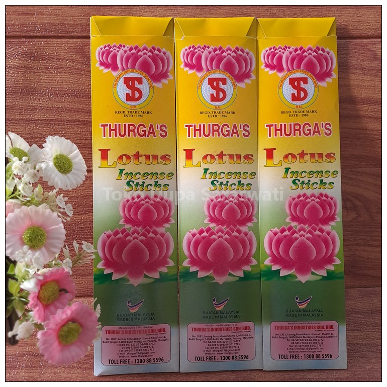 Hio Dupa Wangi Aromaterapi Thurgas Lotus Isi 10 Stik