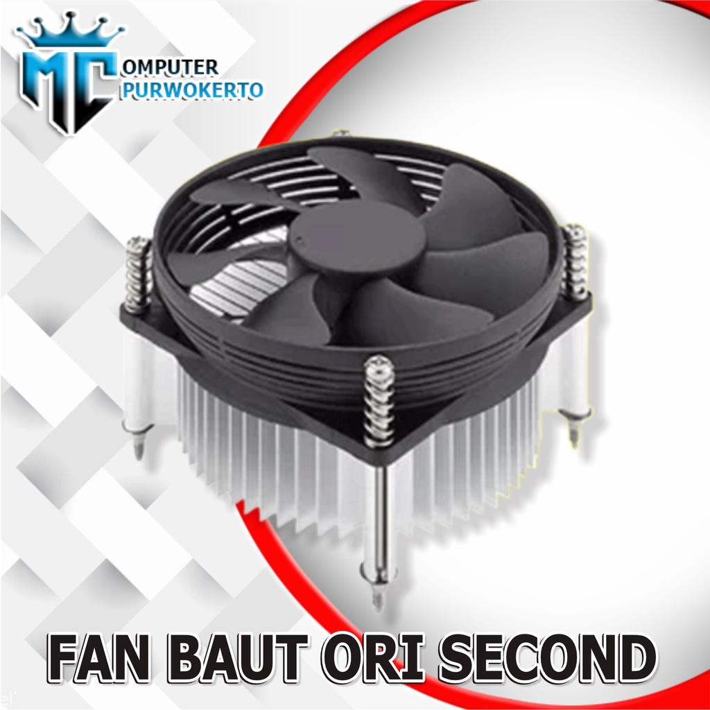 FAN INTEL LGA 1155 BAUT Dan 1156 ORI SECOND