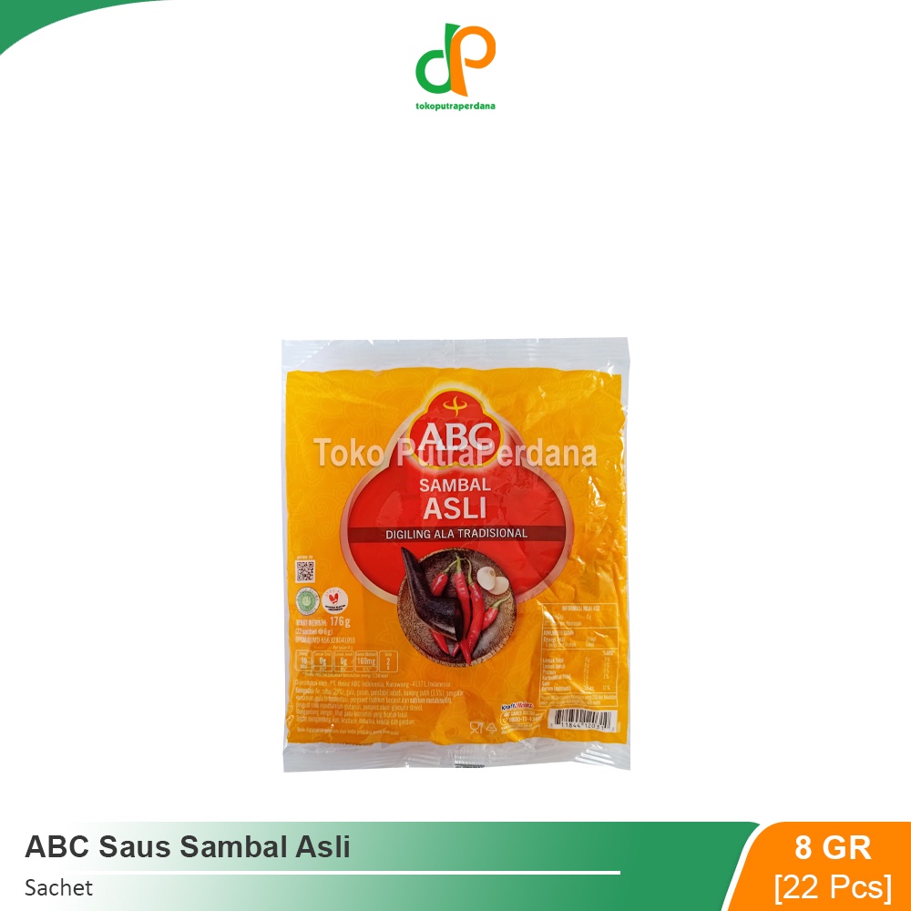 

ABC Saus Sambal Asli Sachet 8gr (22 Pcs)