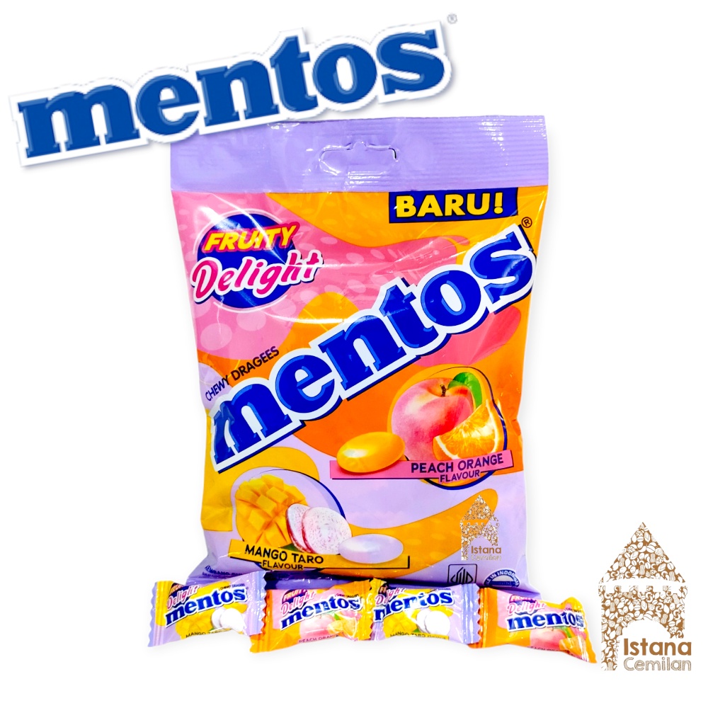 Permen Mentos Fruity Delight / Mint / Fruit Bag isi 50 butir