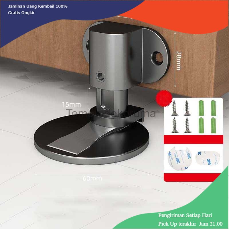 TD - DPR KAK Penahan Pintu Model Slot Anti-Collision Magnetic Door Stopper - XS-X018