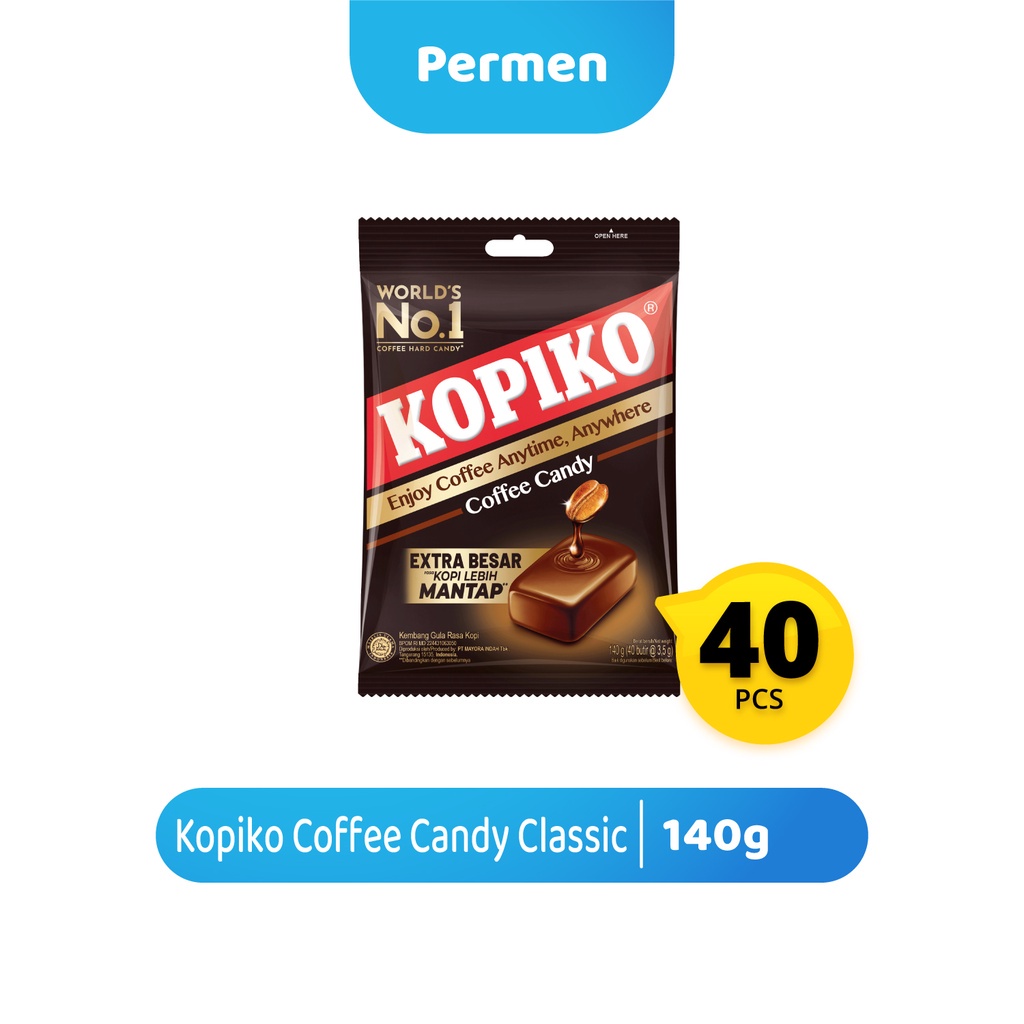 

Kopiko Coffee Shot Classic Zak 150 Gr @ 50 Pcs