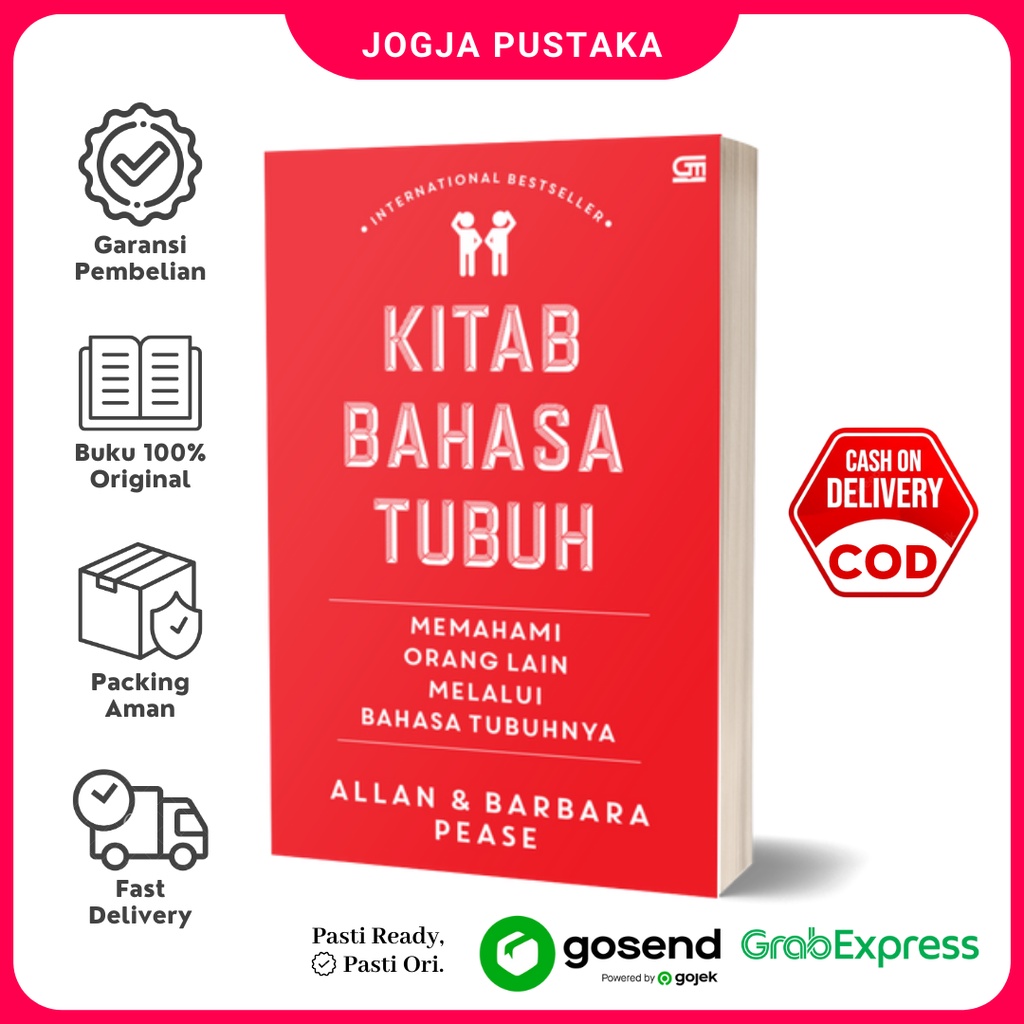 Buku Kitab Bahasa Tubuh: Memahami Orang Lain Melalui Bahasa Tubuhnya - Barbara Pease