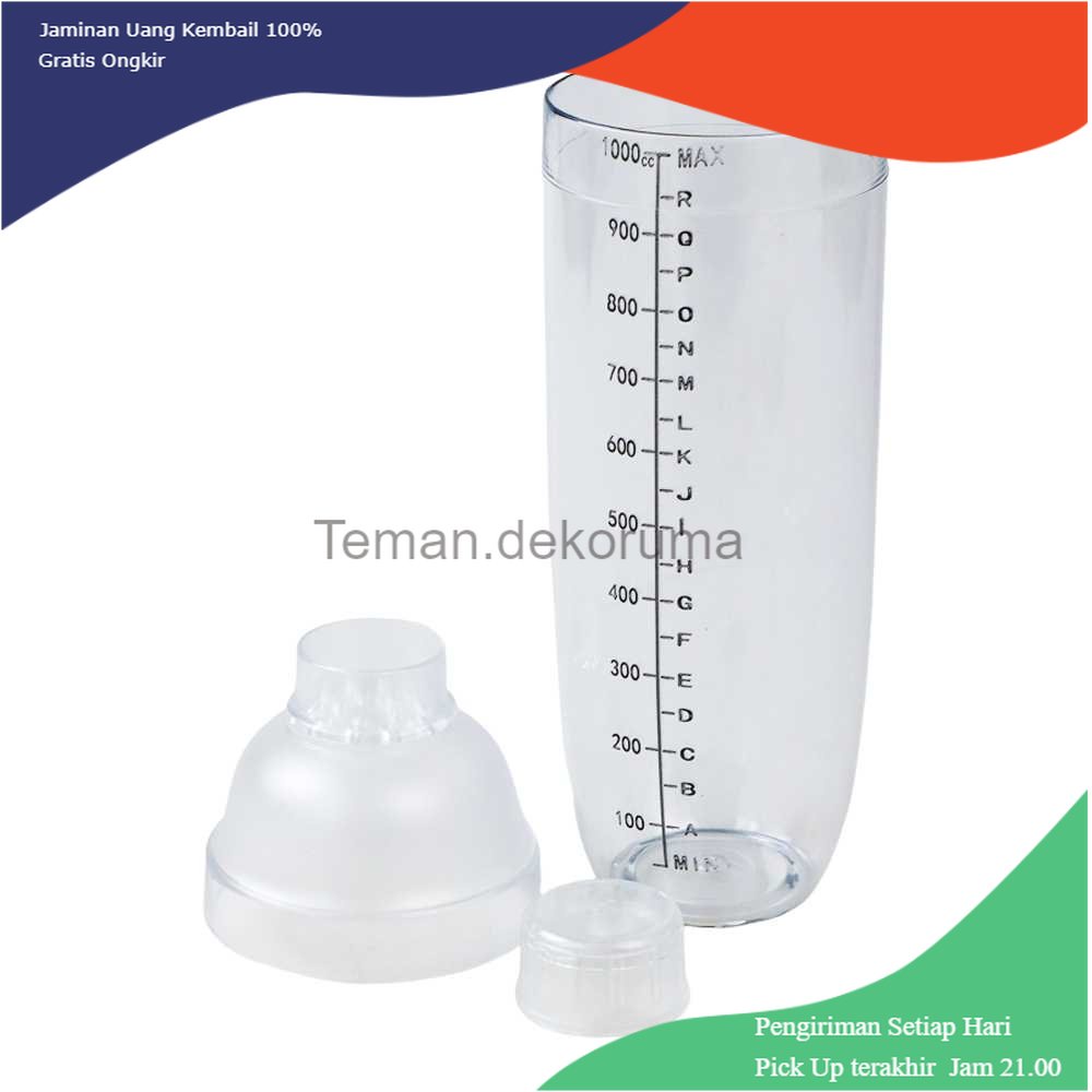 TD - GLS Kimar Cocktail Shaker Mixer Bartender Boston Style 1000 ml - B0569