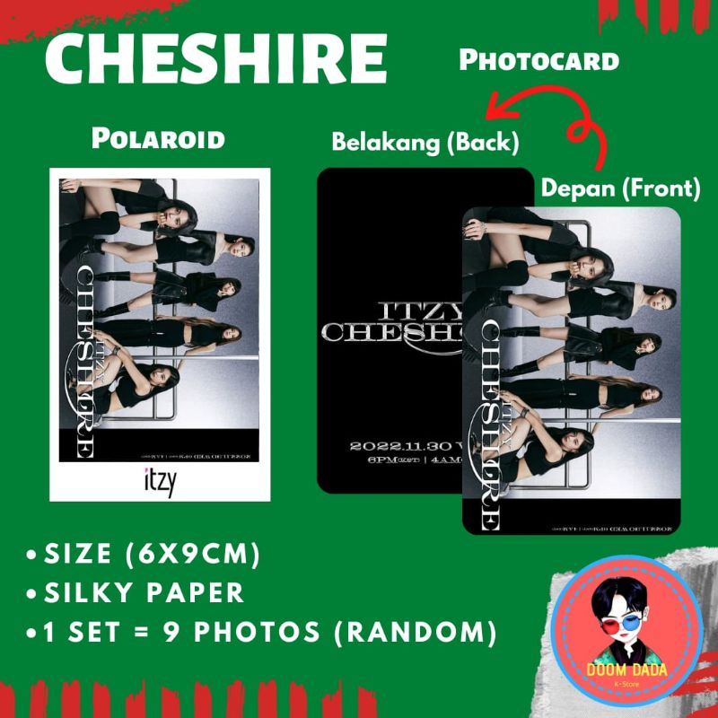 PAKET POLAROID ITZY CHECKMATE / ITZY CRAZY IN LOVE / PAKET PHOTOCARD ITZY KPOP