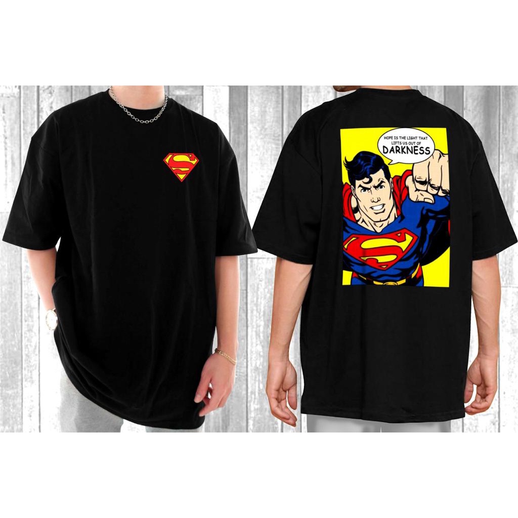 Kaos Polos OVERSIZED Baju Pria OVERSIZED Baju Polos Pria DARKNESS OS013 UPDS