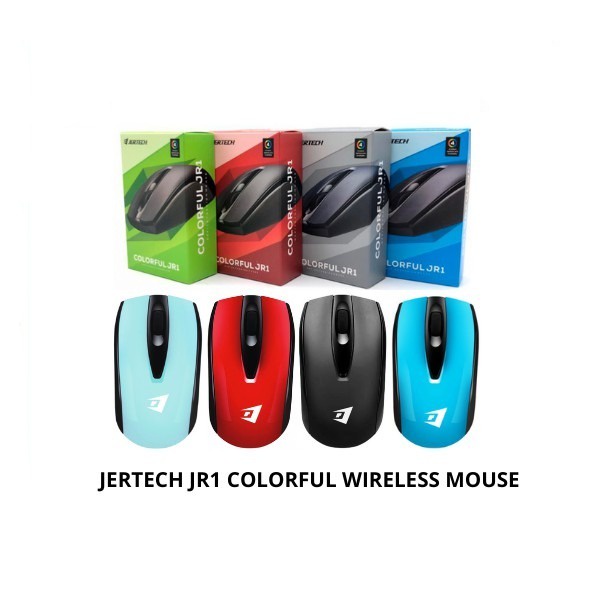 Mouse Wireless Jertech Colorful JR1 2,4Ghz Optical Mouse