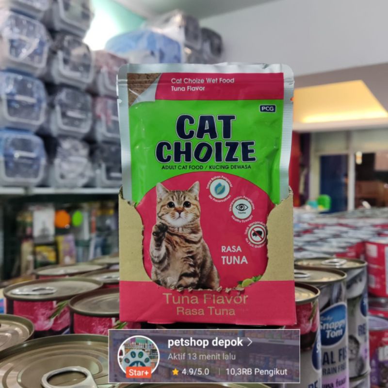 Cat choize pouch/makanan basah merk cat choize