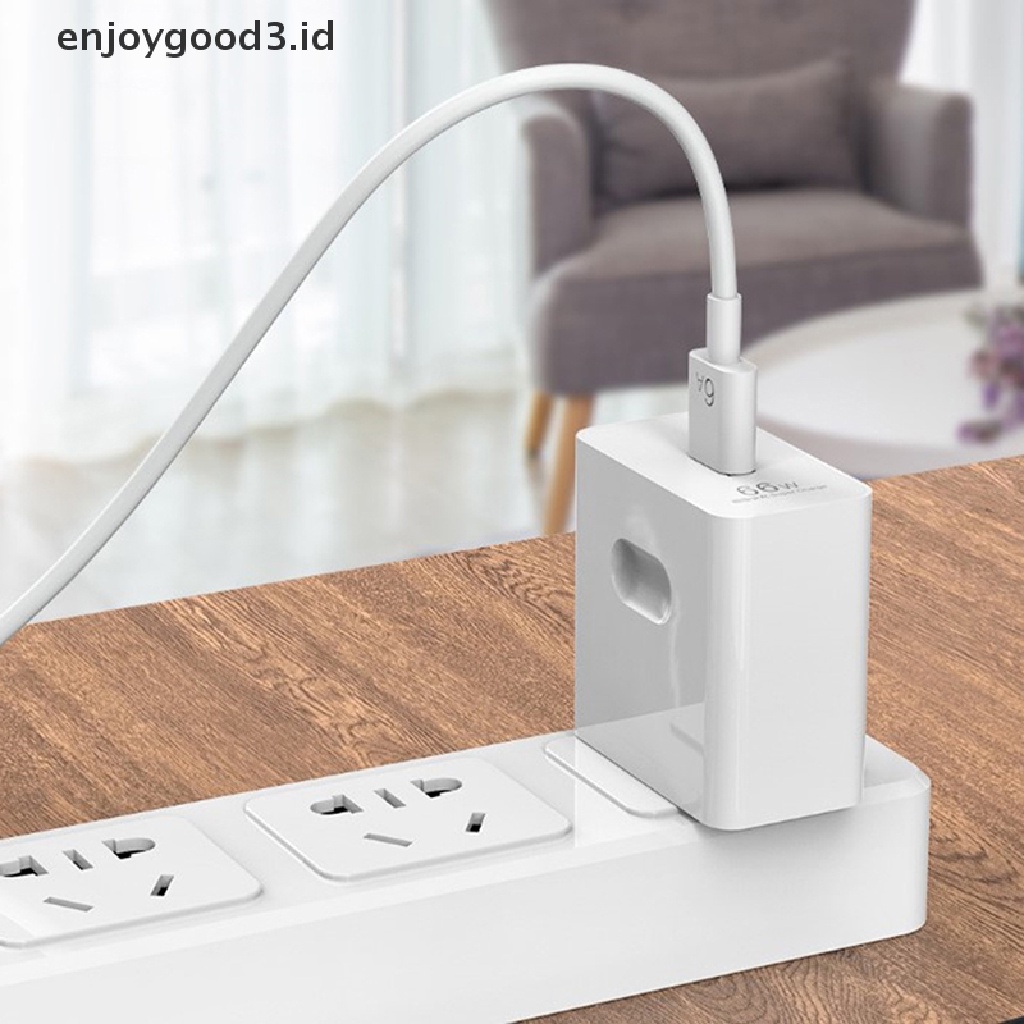 【 Rready Stock 】 Super Charger QC3.0 66W USB Charger Universal Phone Charger Plug Power Wall Travel Adapter For Huawei Mate 40 Pro HONOR V40 （ ID ）