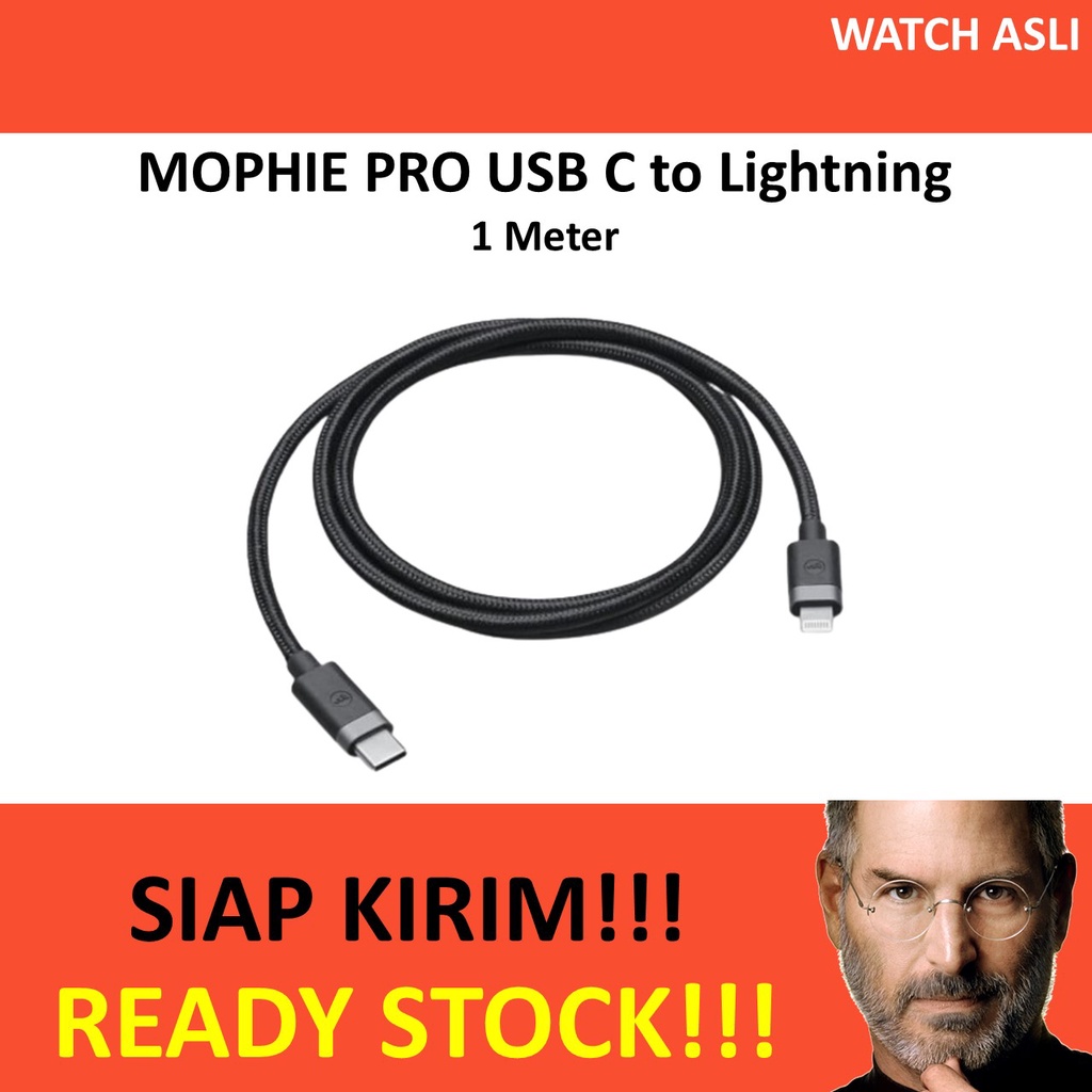 MOPHIE PRO USB C to Lightning Data Cable 1M Fast Charging iPad iPhone