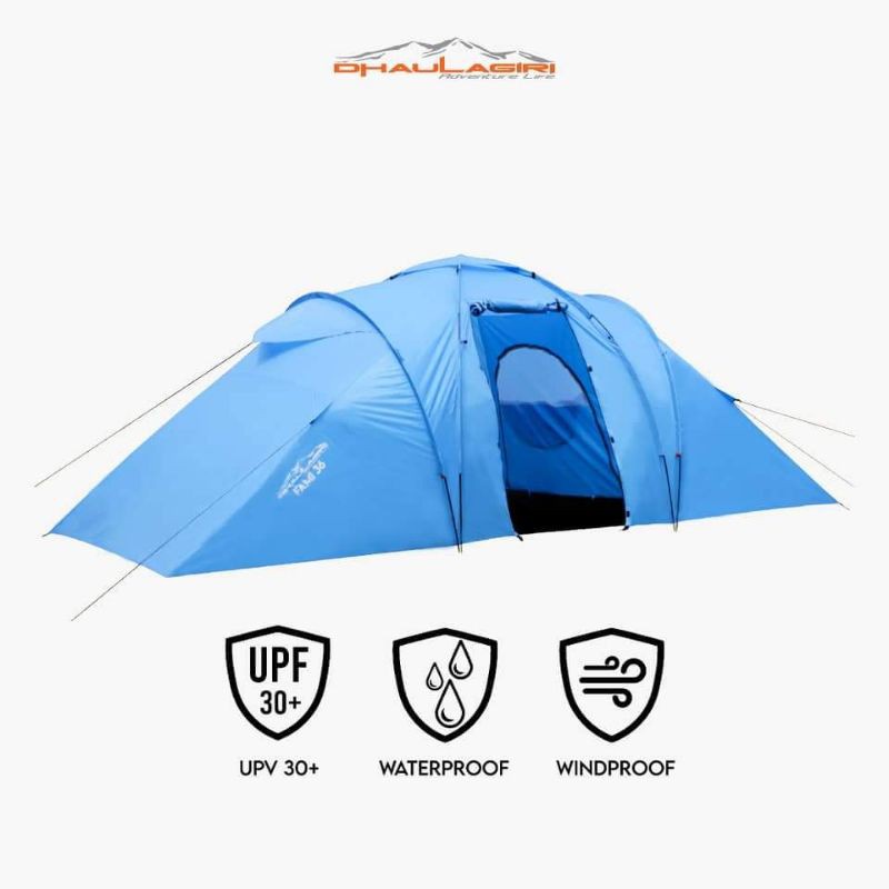 Original Tenda Camping Keluarga Dhaulagiri FAMI 36 tent 6-8 Person