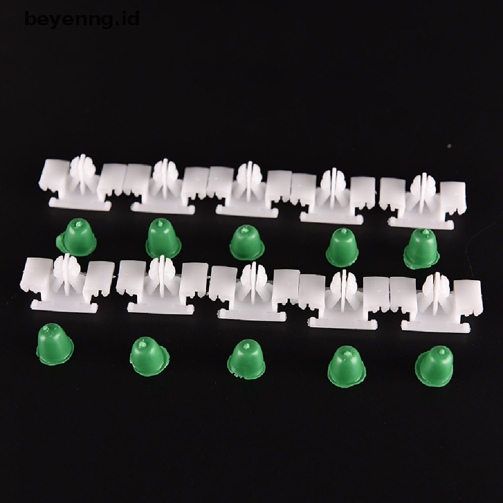 Beyen 10x Exterior Door Side Fender Body Fastener Molding Trim Clips Untuk BMW E46 E36 ID