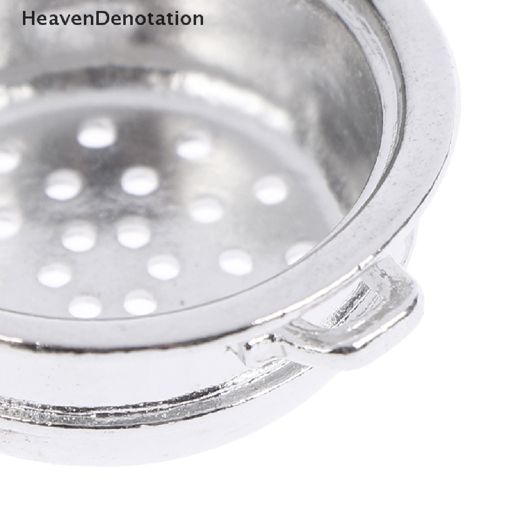 [HeavenDenotation] 1: 12 Dollhouse Miniature Metal Steamer Pot with Cover Set Kitchen Accessories HDV