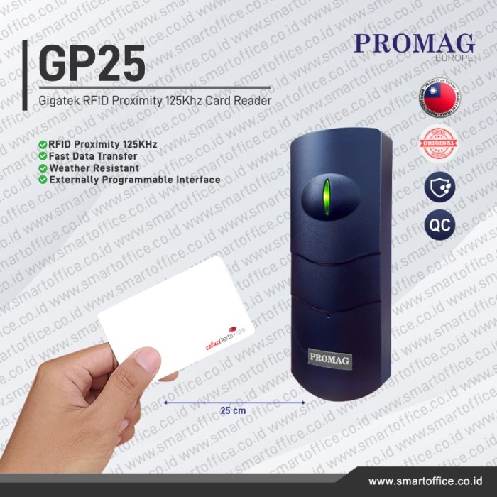 

[[JNT COD]] GP25- Gigatek RFID Proximity & GiTAG 125Khz Card Reader - Taiwan