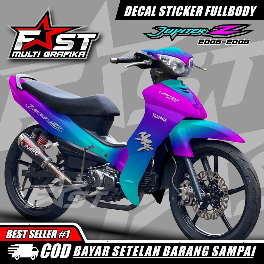 BISA COD STIKER Decal Jupiter Z Burhan 2006-2008 Full Body Stiker Jupiter Z Burhan Full Body Stripin