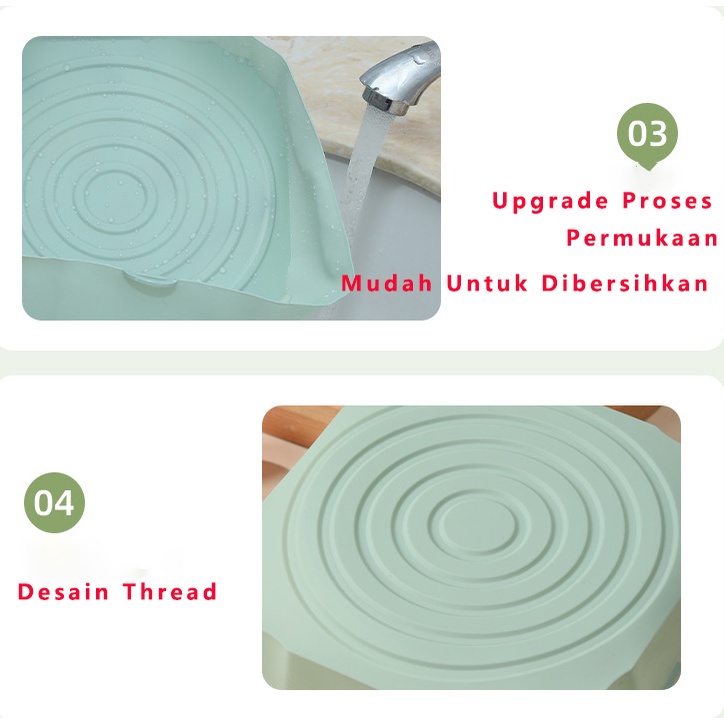 【COD】 20cm Loyang Air Fryer Bahan Silikon Multifungsi Bahan Silikon Anti Lengket Dapur