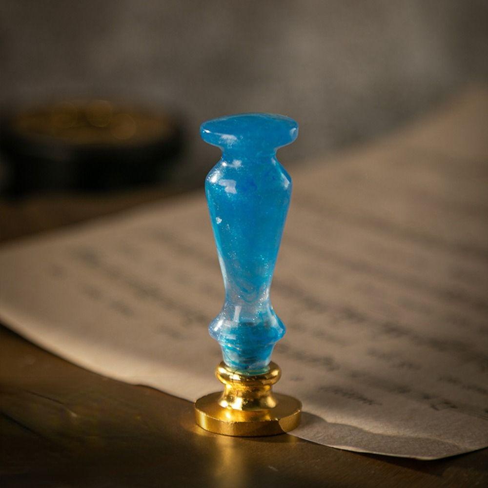 MXBEAUTY Wax Seal Stamp Handle Universal Keterlibatan Indah Scrapbooking DIY Album Amplop Kartu Undangan Wax Stamp Aksesoris