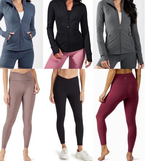 ❅ 90 Degree By Reflex - Carbon Interlink Full Zip Track Jacket & Leggings ➪