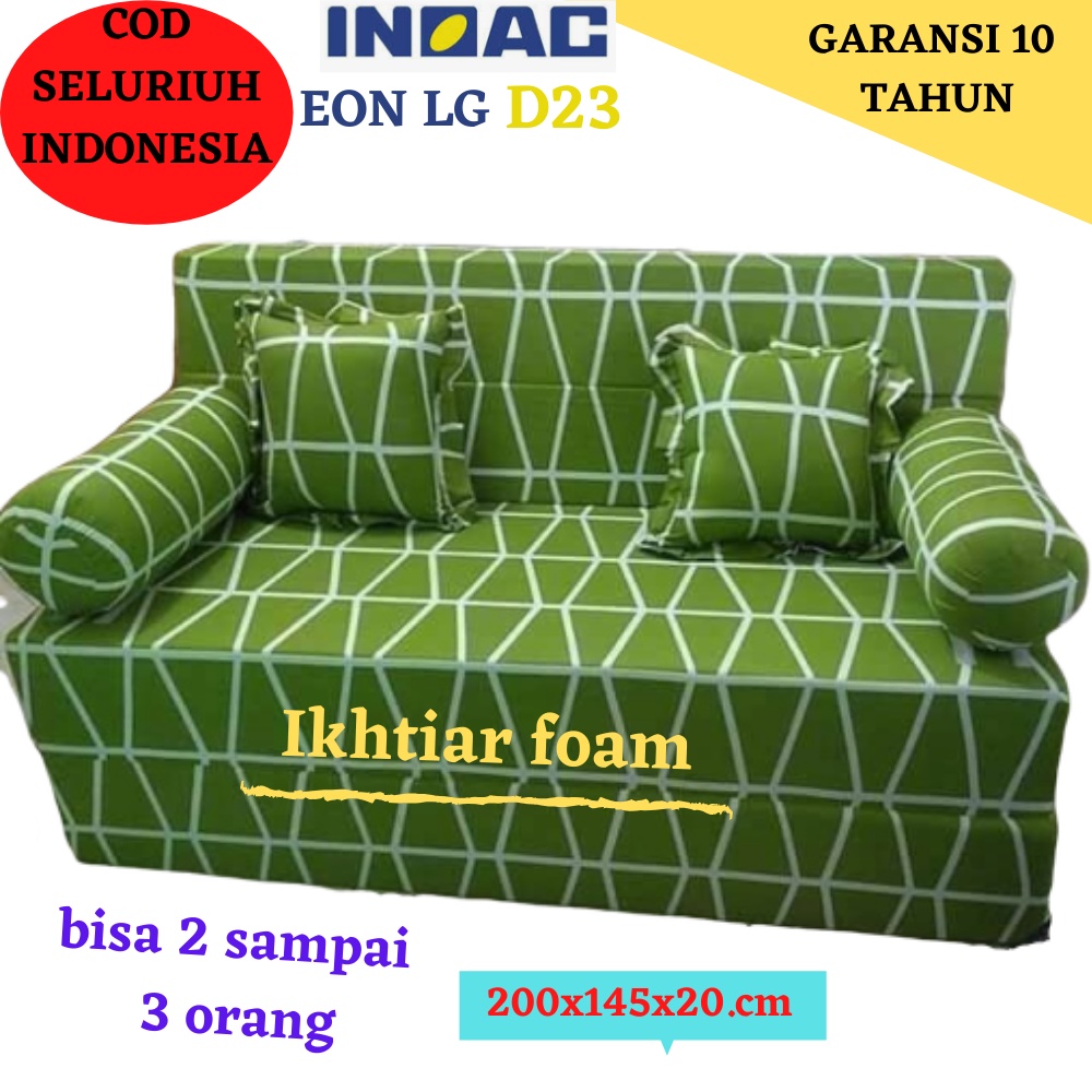 Sofa bed Inoac SofaBed No 3 Tebal 20 Cm Inoac EON LG D23 Ukuran 200x145x20 Cm Garansi 10 Tahun