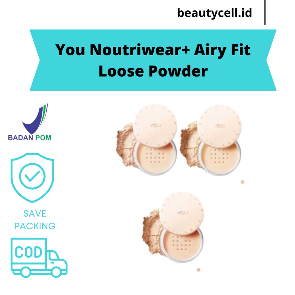 YOU NoutriWear Airy Fit Loose Powder Nourishing I Oil control Hingga 24 Jam