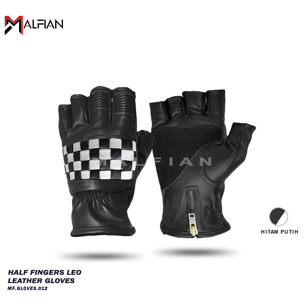 Sarung Tangan Motor Kulit Leo Leather Gloves