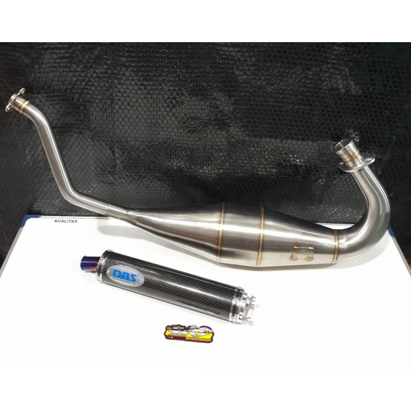 kenalpot dbs ninja kr 150 r ss rr stailess type super cobra original thailand