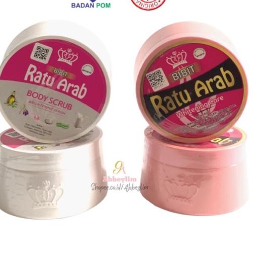 ✰ Bibit Ratu Arab Lotion kemasan baru | Lulur Body Scrub Ratu Arab Original  ➽