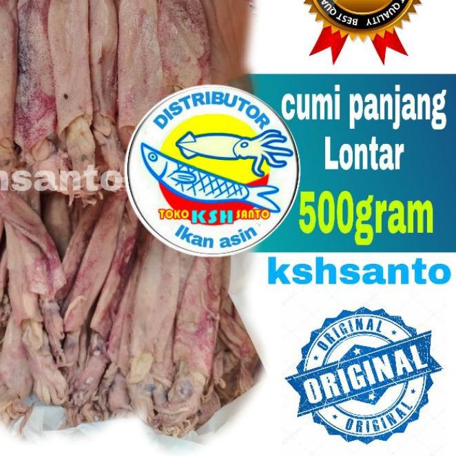 

✩ ikan asin cumi panjang-500gram ◄