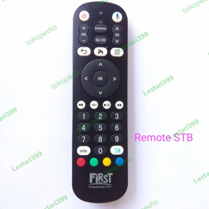 Remot Remote Stb First Media X1 Interactive Smart Box 4K Asli Original Kode 361