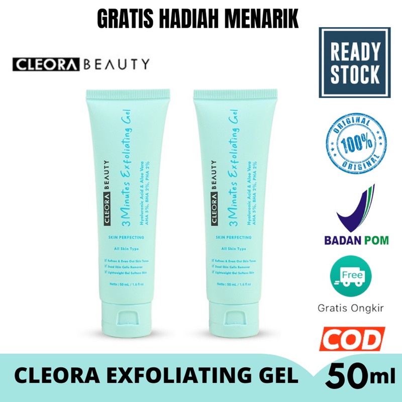 cleora Exfoliation Gel 3 Minutes Eksfoliasi Cleora