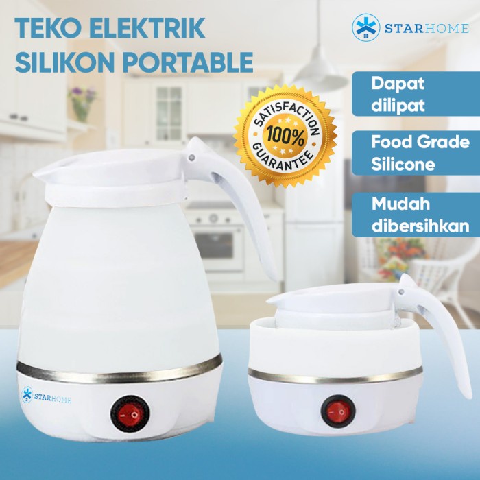 Terlaris Teko Listrik Lipat Portable Ketel Listrik Kettle Electric 600Ml