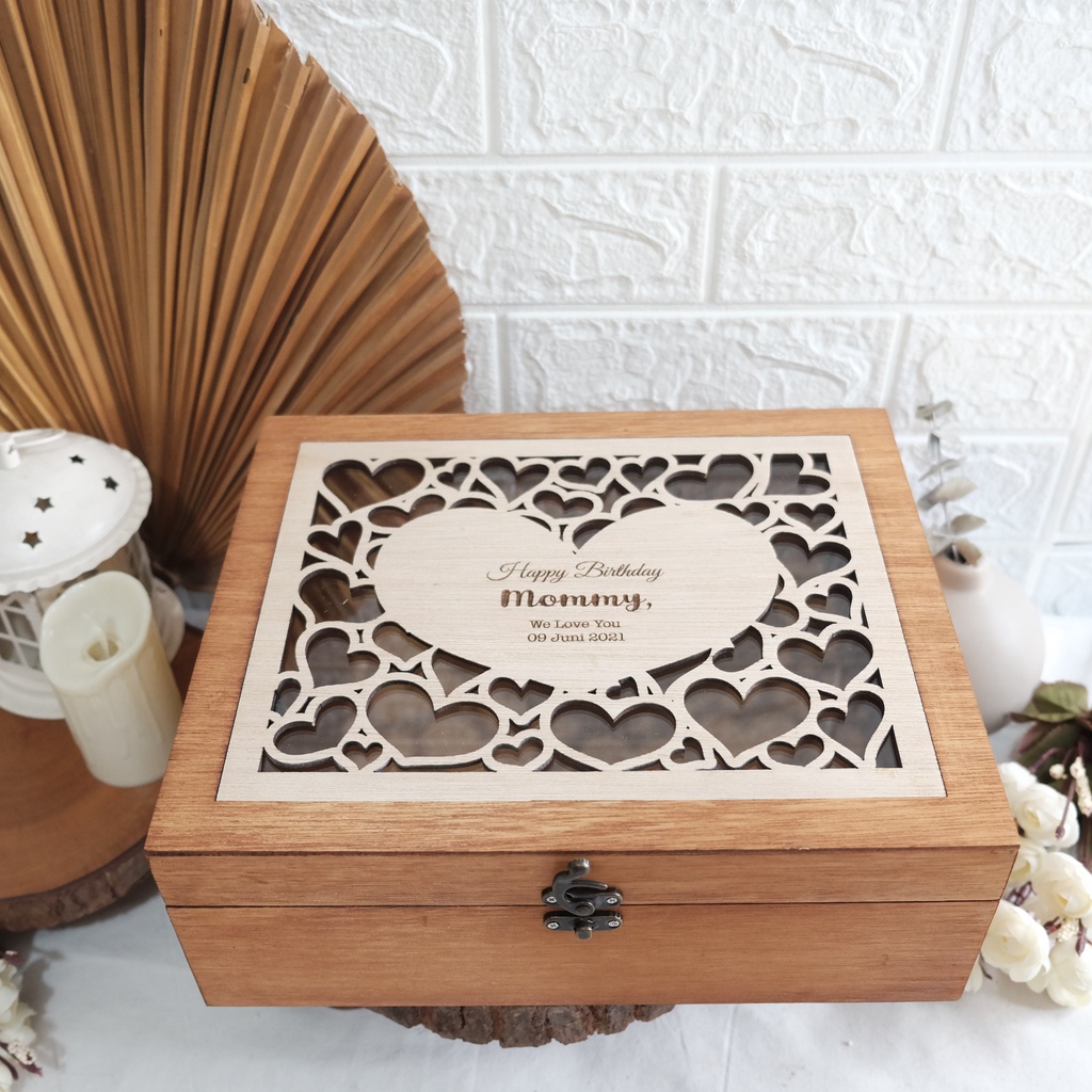 Custom Box 28.5x23.5x10cm Kado Valentines Day/ Birthday