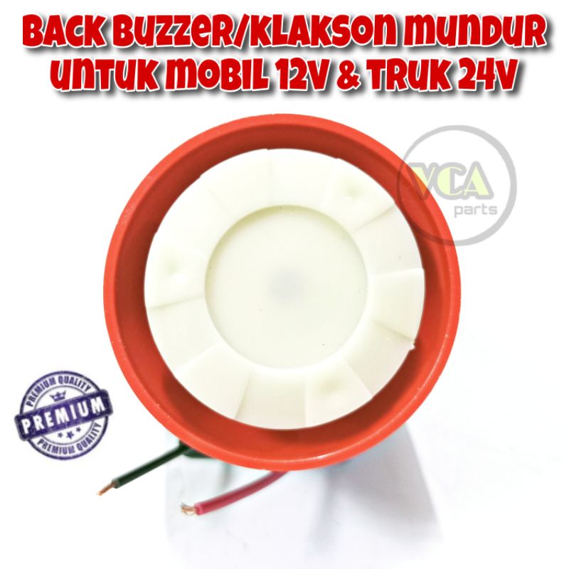 BACK BUZZER/BACK HORN/KLAKSON MUNDUR 12V &amp; 24V