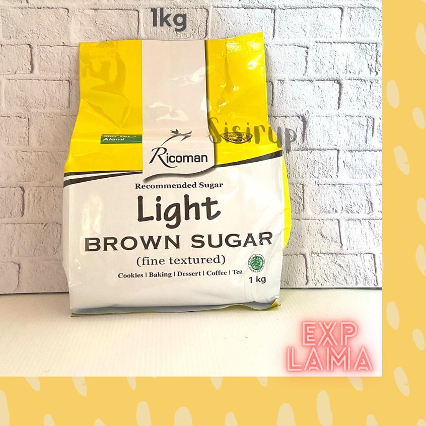 

► Light Brown Sugar Ricoman 1 KG / Light Ricoman ✷