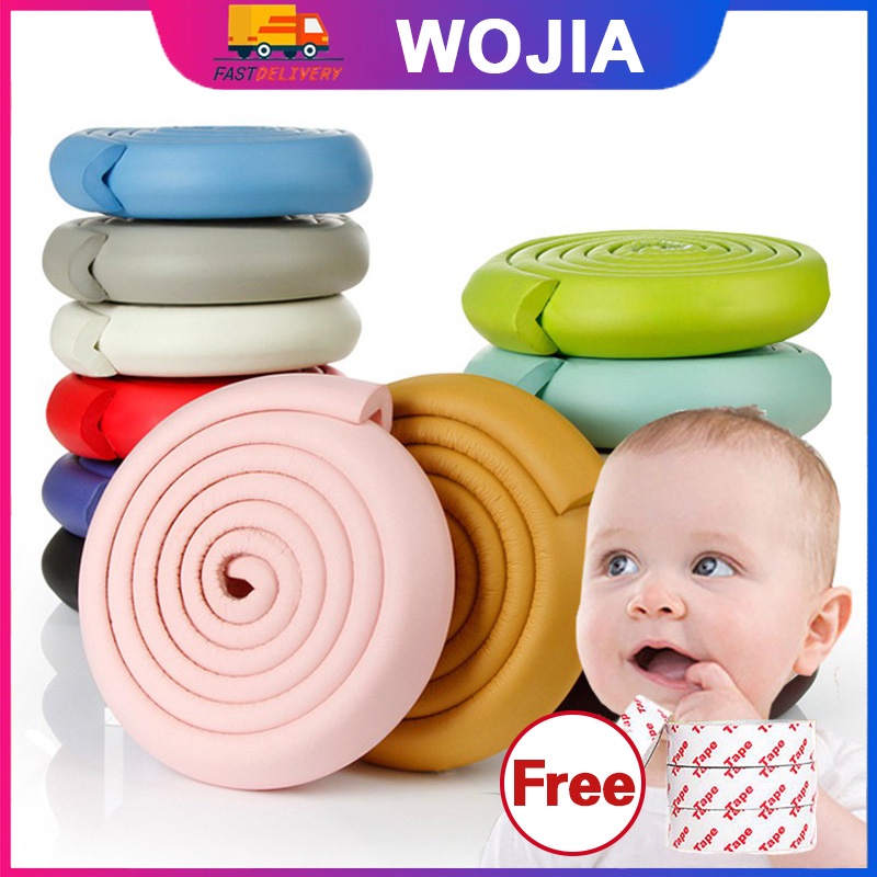 Strip Pelindung Siku Sudut Meja Kayu Kaca Pengaman Anak Baby Safety 2M