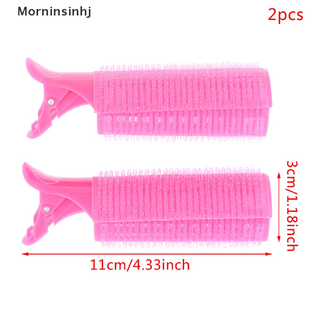 Mornin 2pcs Magic Curlers Self-adhesive Curling Rambut Malas Curling Tabung Alat Salon id