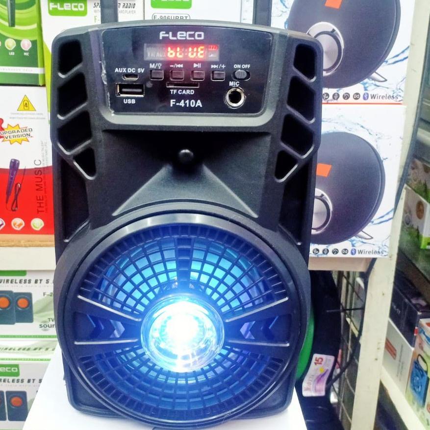 ➨ Speaker Bass Box Fleco F 410 bonus mic Ω